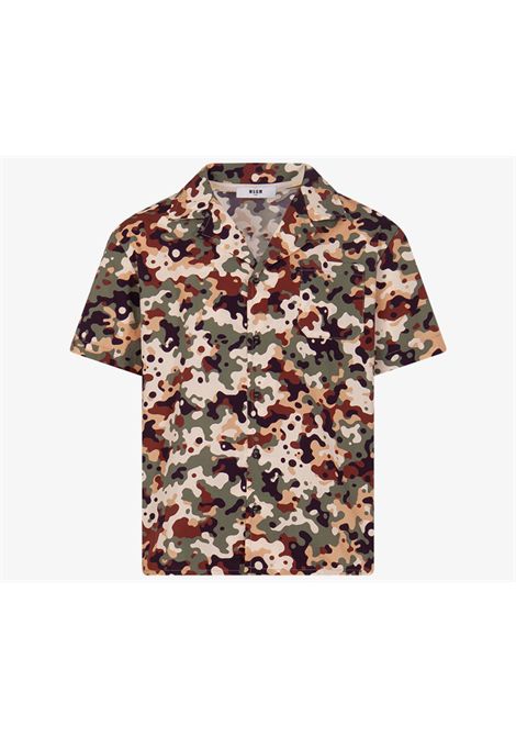 Camicia con stampa MSGM KIDS | S6MSJBSI193167